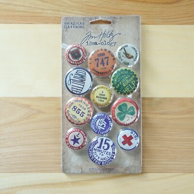 Tim Holtz Idea-ology - Vintage Flair 12 Pc