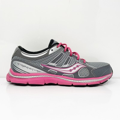 

Saucony Girls Crossfire SY43827 Серые кроссовки для бега Размер 5 M, Серый, Crossfire