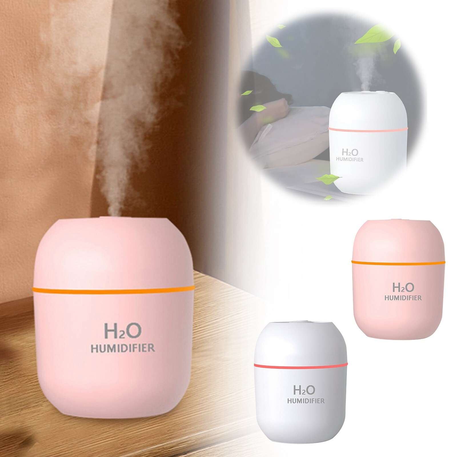 Home Office Desk Humidifier Bedroom Hydration Device Mini