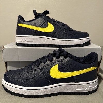 Air Force 1 GS Obsidian Yellow-White 5.5Y DV7762-400