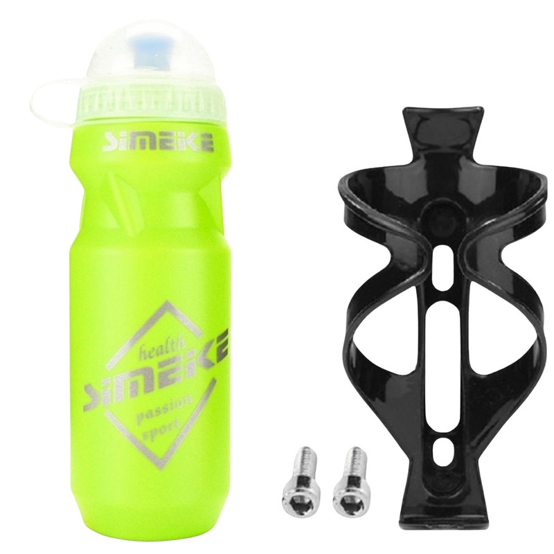 650ML Mountain Bike Bicycle Cycling Water Drink Bottle and Holder Cage Sports