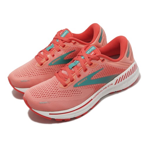 

Женские кроссовки Brooks Adrenaline GTS 22 Pink Green White 1203531B-680, Розовый, Adrenaline Gts 22