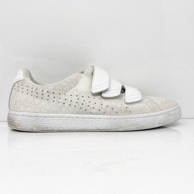

Puma Womens Basket Strap 362707 02 Белая повседневная обувь Кроссовки Размер 7, Белый, Basket Strap