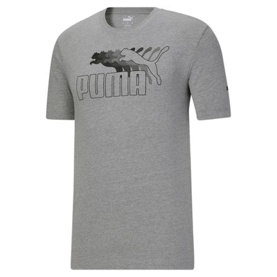 

Мужская футболка с повторяющимся логотипом PUMA, Basics