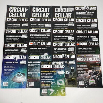 21x Circuit Cellar Magazine 2002-2011 English Electronics Computer IT Technology
