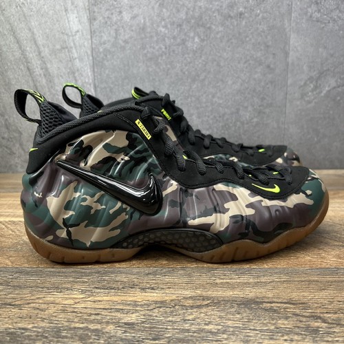 Nike Air Foamposite Pro Premium LE Green Camo 2013 Size 9.5