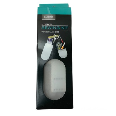 Living Solutions 31 Pc Travel Sewing Kit With Reusable Case