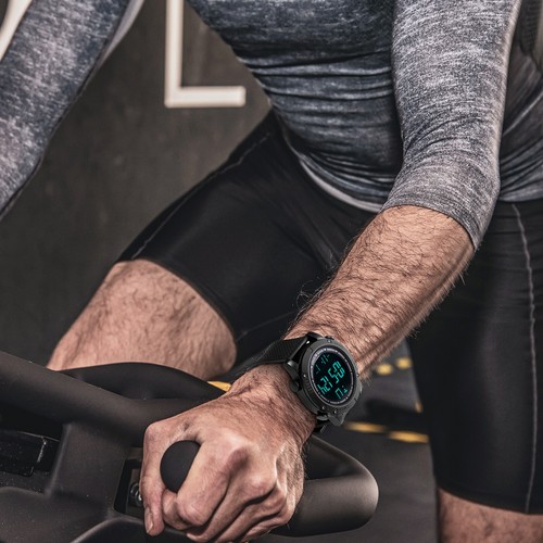 Men Wristwatch Waterproof Digital Sports Watch Military Tactical LED Backlight