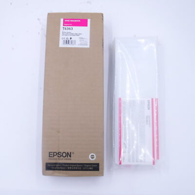 2020 Genuine OEM Epson Vivid Magenta Ink Cartridge 700ml C13T636300 WT7900