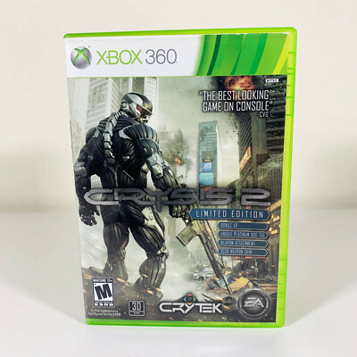 Crysis 2 Limited Edition (Xbox 360) CIB Complete w/ Manual - TESTED and WORKING