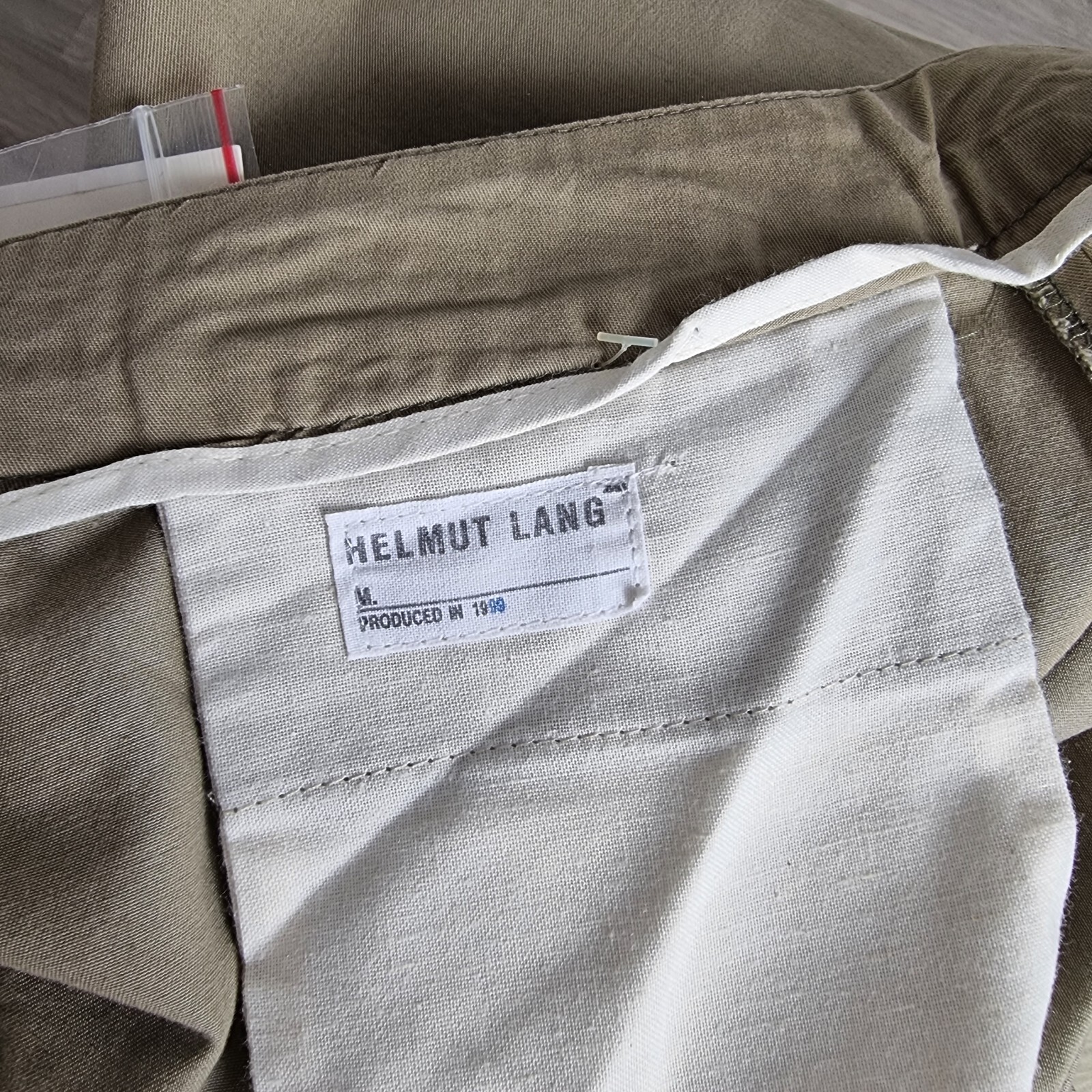 NEW 1999 Archival HELMUT LANG 100% Cotton Pants Trousers 44 NEW 1999 Archival HELMUT LANG 100% Cotton Pants Trousers 44