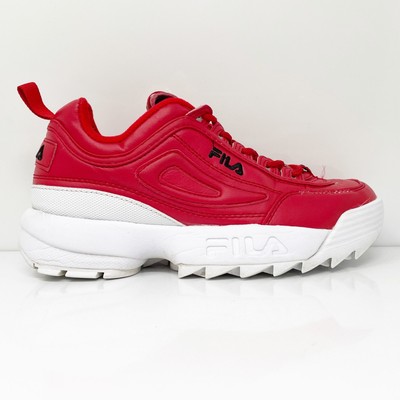 Fila Girls Disruptor II 3FM00657-602 Красные повседневные кроссовки, размер 6