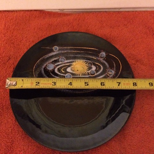 Solar System Enamel Plate
