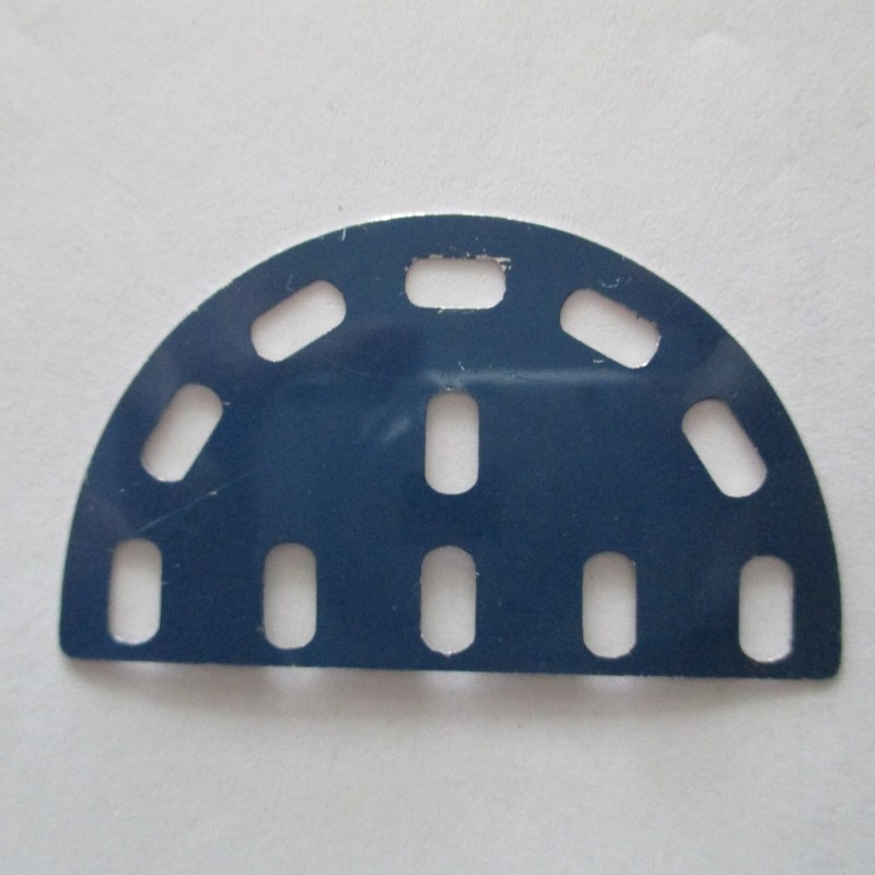 MÃ¤Rklin  11437  1 Stck  Kl. Halbkreisplatte 5 Loch Blau/Silber , Unbespielt  !!