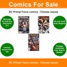 DC Primal Force comics - Choose issues