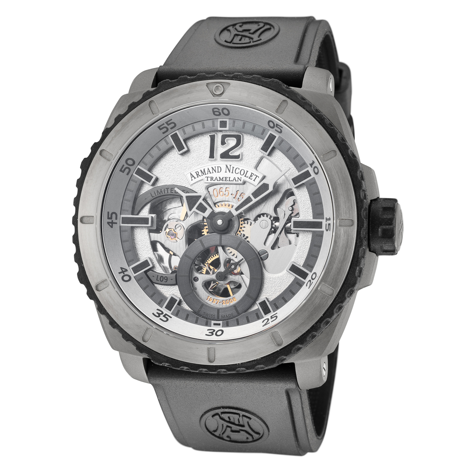 Armand Nicolet para hombre T619AGN-AG-G9610 L09 44mm Plata Reloj de viento  de mano skeelton | eBay