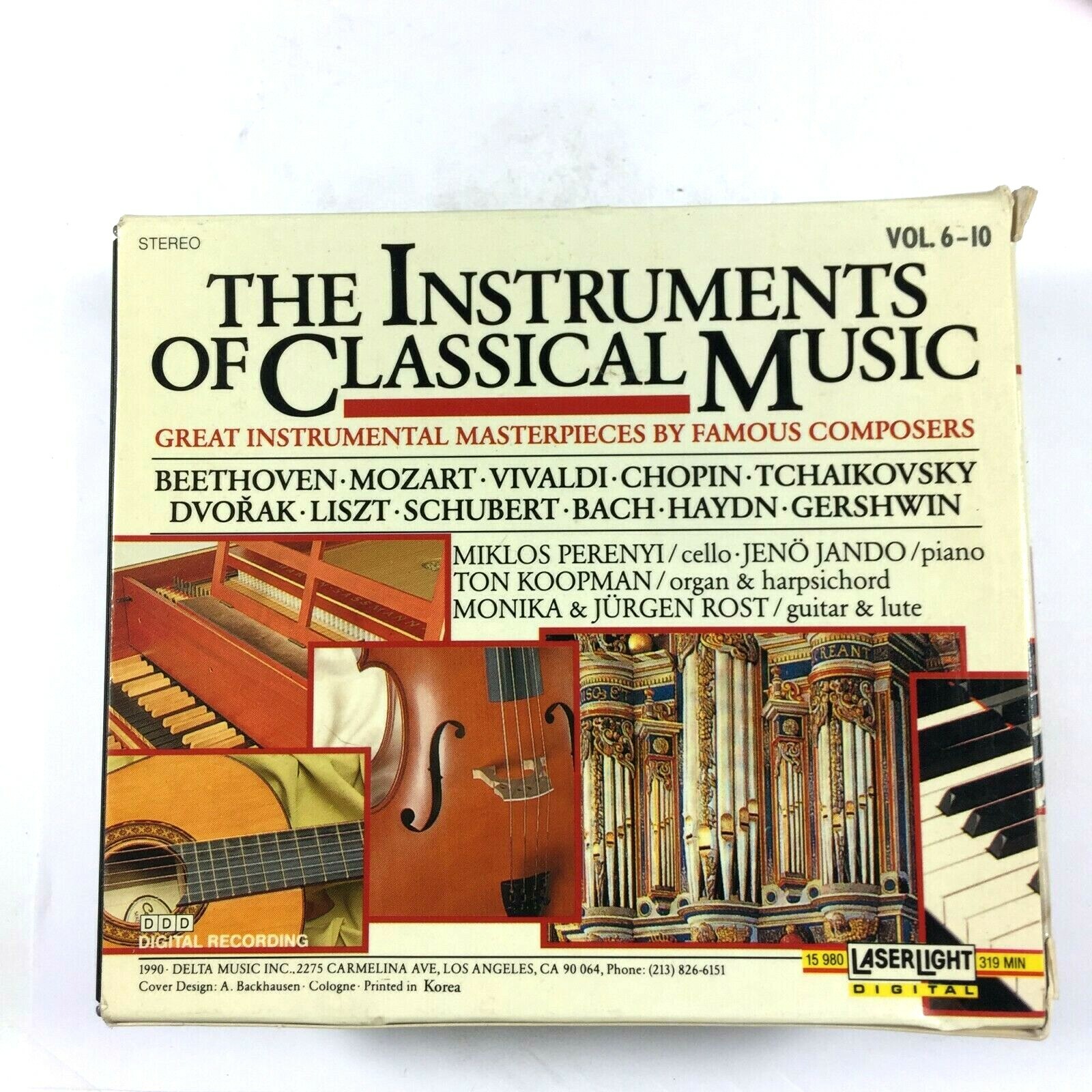 The Instruments of Classical Music, Vol. 6-10 (CD 1990, 5