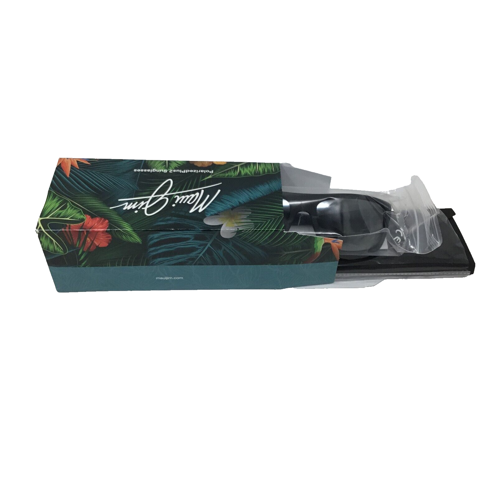 Pre-owned Maui Jim Byron Bay Men's Black Sunglasses Grey Mirror Polarized Lens 746-02mr In Gray