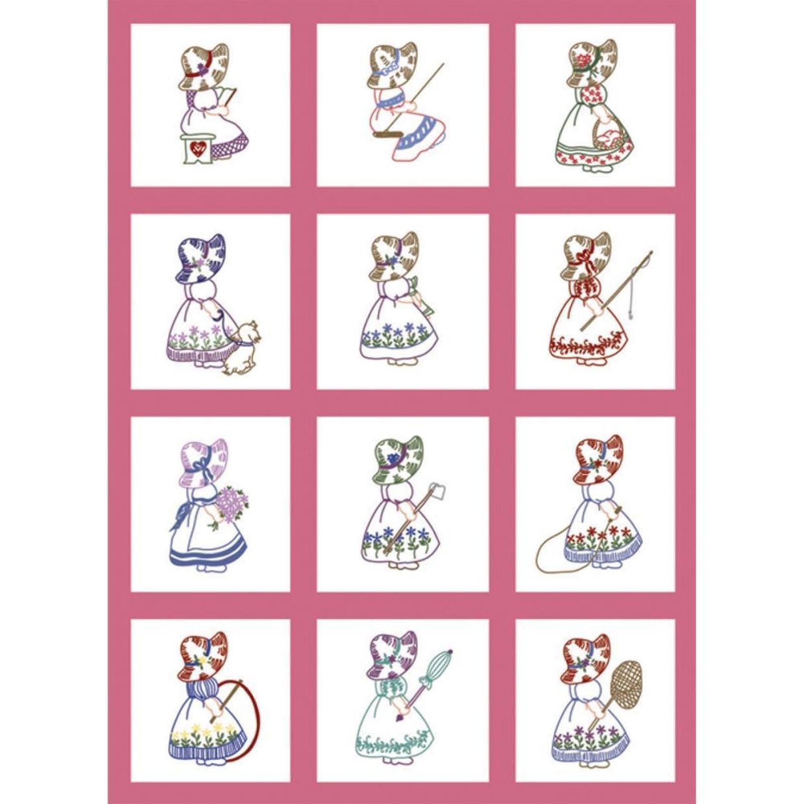 Ropa de cama estampada bordado a mano