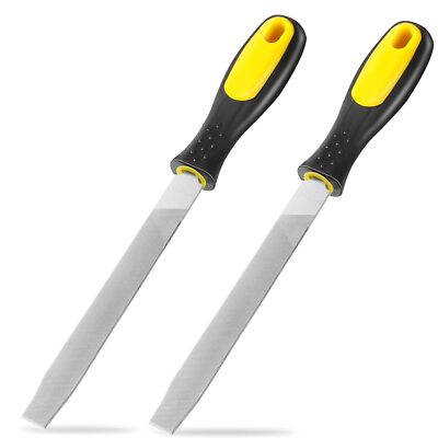 2 Pieces File Metal Axe Sharpener File Steel Rectangular Cut Axe File 6 Inch ...
