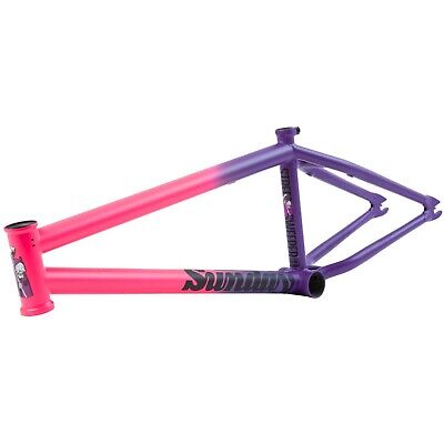 SUNDAY BMX BIKE STREET SWEEPER BICYCLE FRAME PINK PURPLE FADE