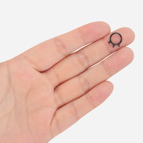 16G Nose Hoop Septum Clicker Hinged Rings Cartilage Helix Tragus Piercing 8mm 