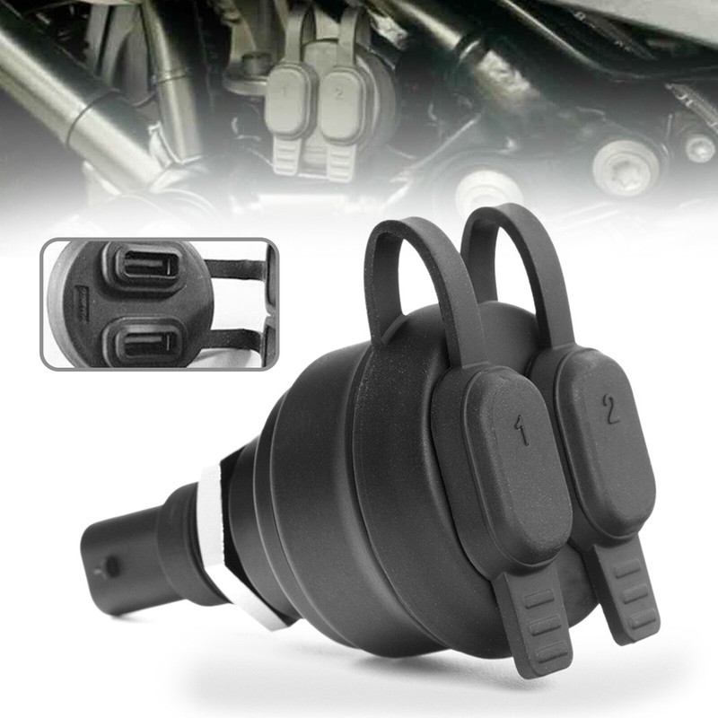 Dual USB Charger Power Adapter Kit Fits BMW R1200GS R1250GS F850GS DIN Socket
