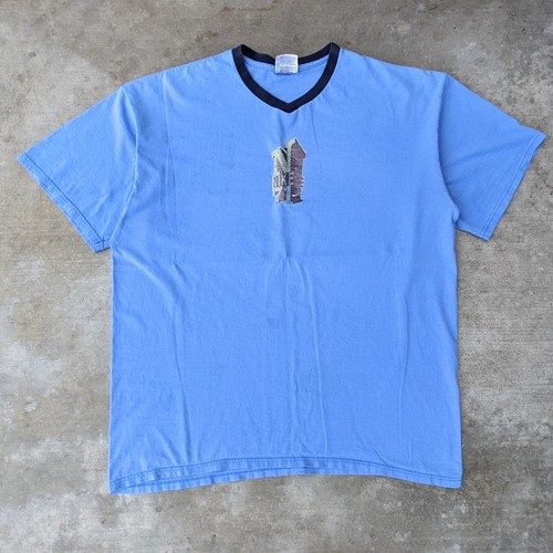 Vintage Nike 71 glitter graphic v-neck shirt - MADE IN USA