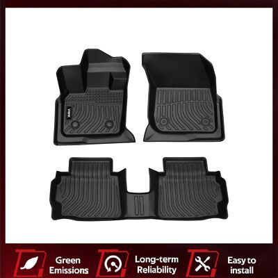 3pcs Floor Mats For Ford Fusion 2017-2020 All Weather TPE Rubber Liners 