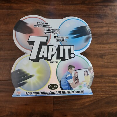 Tap It Wireless Ultra High-Tech Pod  4-Fun Games in One *Develop Hand-Eye* NEW