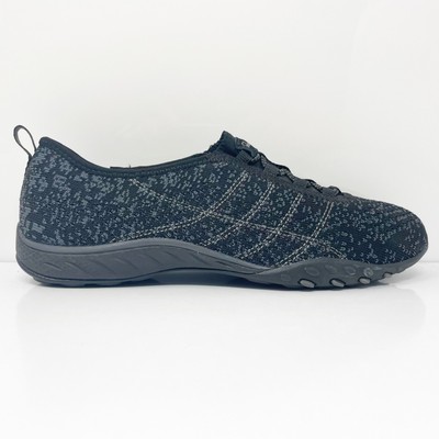 

Skechers Womens Breathe Easy 23008 Черная повседневная обувь Кроссовки Размер 8, Черный, Breathe Easy