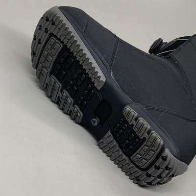 Pre-owned Burton Ruler Wide Boa All Mountain Snowboard Boot Black Grey Sz M 11 21426100001