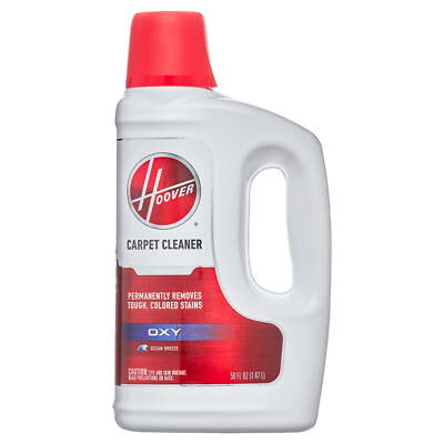 Hoover Oxy Carpet Cleaner Solution and Stain Removal, 50 Oz., AH31986, New Fresh