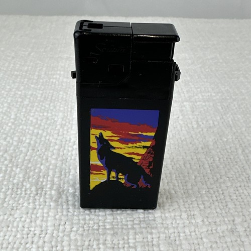 Set Of 2 Scripto Marlboro Cigarettes - Vintage Coyote Desert Disposable Lighters