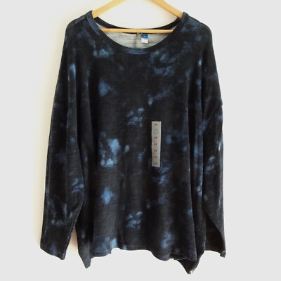 Old Navy Top Women's Size 4X Blue Long Sleeve