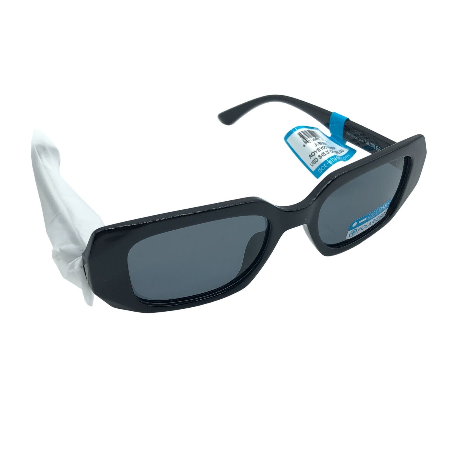 Dot Dash Unisex Jubilee Sunglasses Black Gloss/Vintage Gray