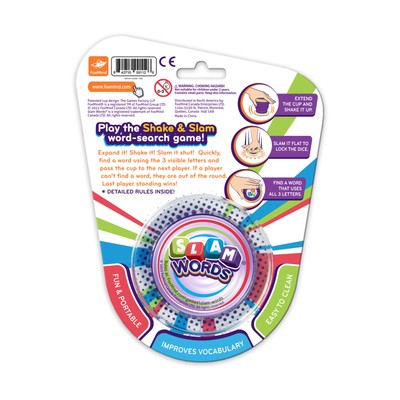 New - FoxMind Games Slam Words - Ages 8+ | 2+ players