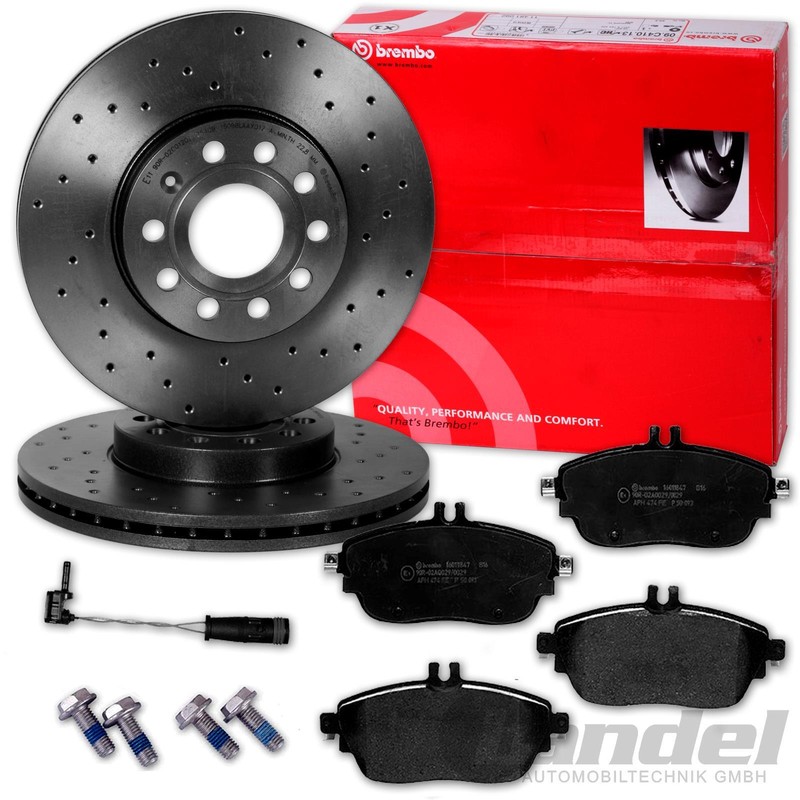 Brembo Disques 295mm + RevÃªTements Avant Pour Mercedes Cla C117 X117 + Gla X156