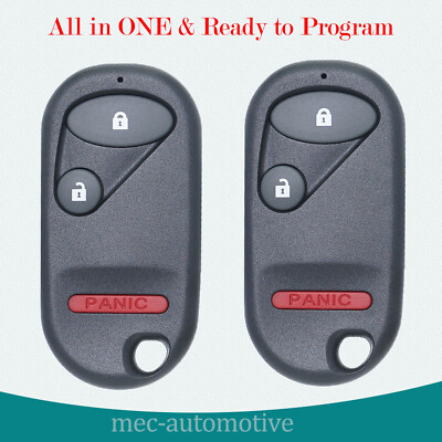 2 For 2002 2003 2004 Honda CR-V Remote Car Control Keyless Entry Key Alarm Fob
