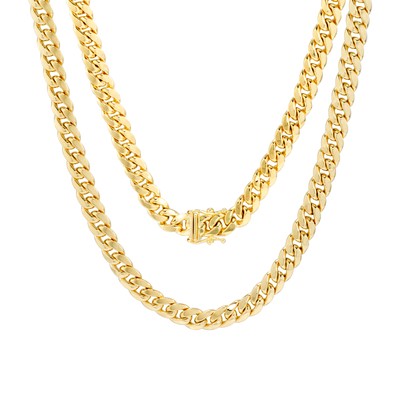 Pre-owned Nuragold 14k Yellow Gold 6.5mm Miami Cuban Link Chain Bracelet Box Clasp Mens Womens 7.5"