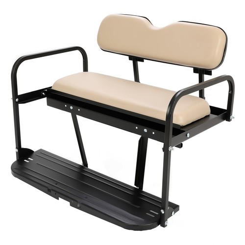 Комплект заднего откидного сиденья для гольф-кара EZGO Marathon, выпускавшегося до 1994 года, Откидывается - Коричневый