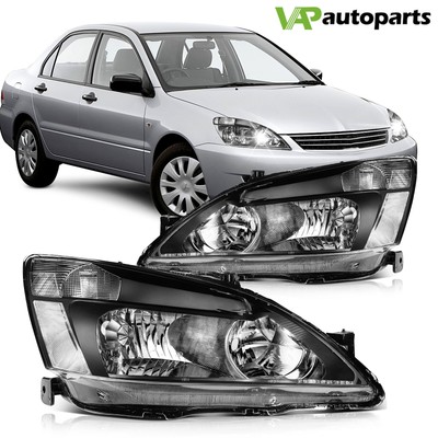 For Honda Accord 2003-2007 Headlights Assembly Pair Left + Right Side Clear Lens