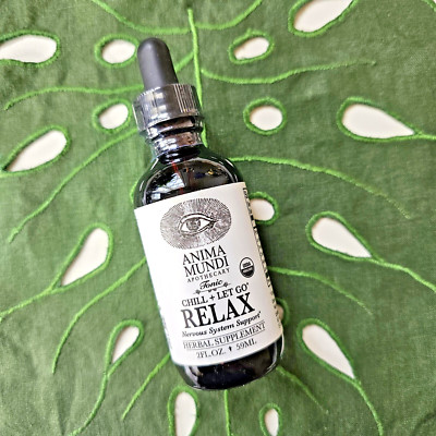 Anima Mundi Relax Tonic Nervous System Support 2oz. NEW/Exp. 11/07/24