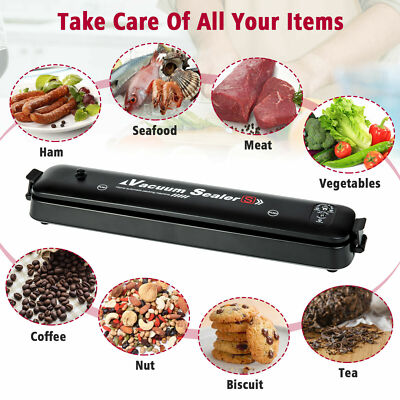 Best Automatic Food Saver Machine Vacuum Sealer, Food Sealer w/ 15 Sealing Bags