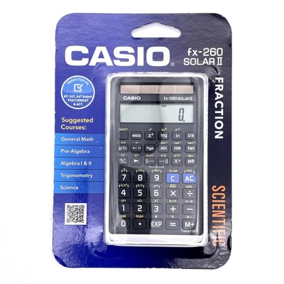 New Casio Fx 260 Solar Ii Solar Scientific Calculator のebay公認海外通販 セカイモン