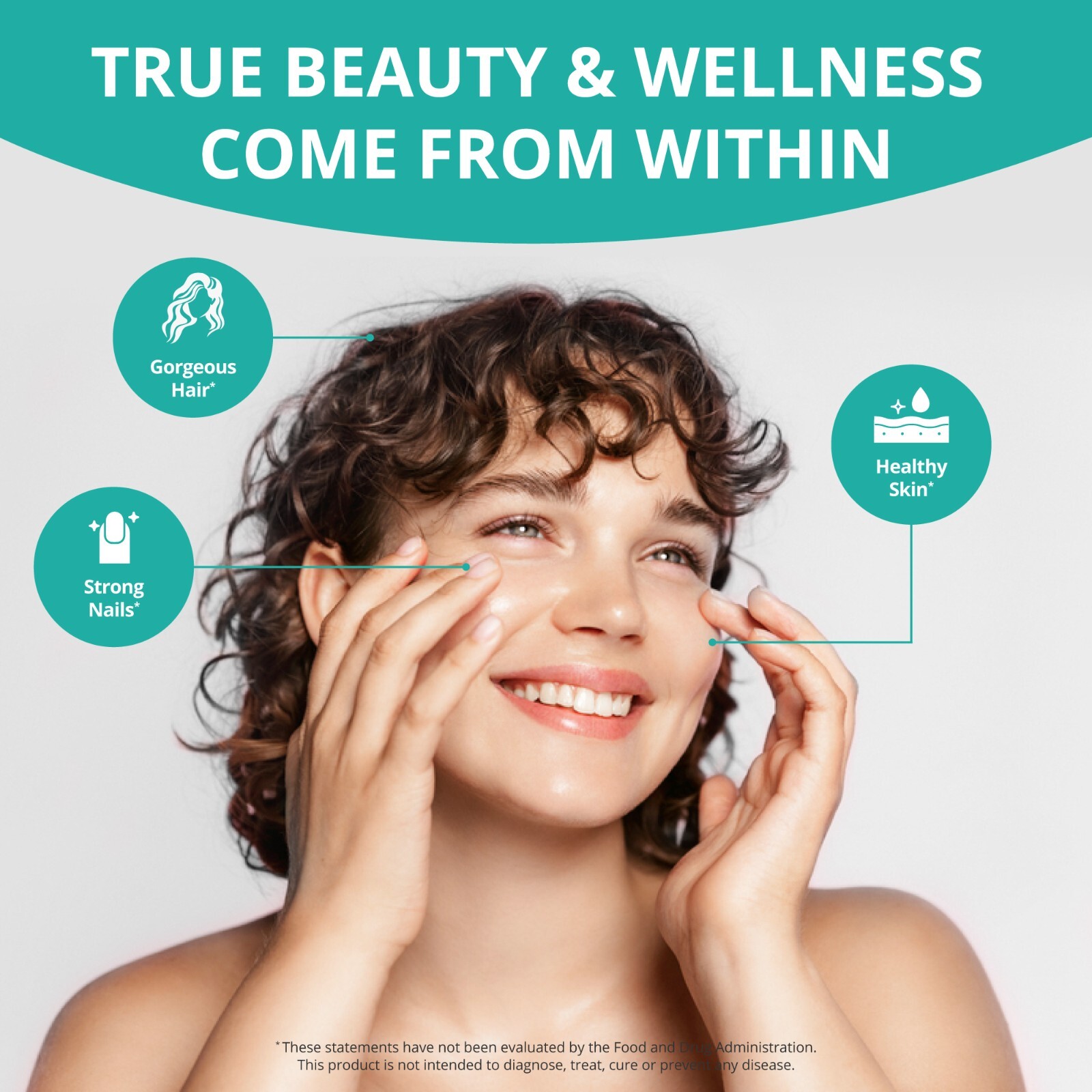 (Pack of 3) Collagen NuBest, Skin Beauty Supplement - Nourish Skin, Hair & Nails