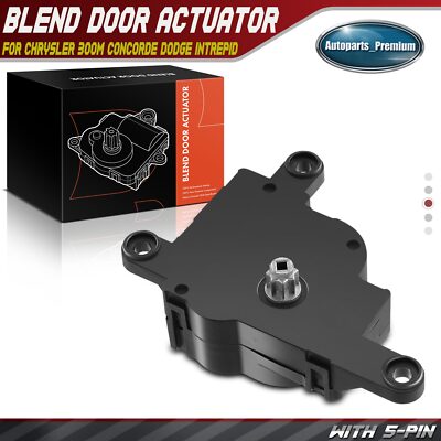 Mode Blend Door Actuator for Chrysler 300M Concorde Dodge Intrepid Main w/ 5 Pin
