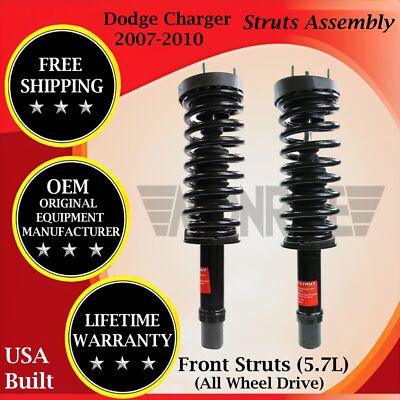 Monroe OEM Front Struts For 2007-2010 Dodge Charger 5.7L 4X4 Lifetime Warranty