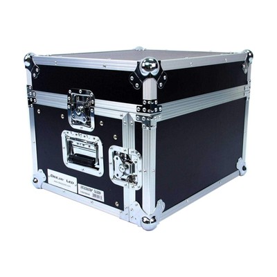 Flight Case 8u Slant Mixer Vertical Rack System With Full Ac Door Engineered ...