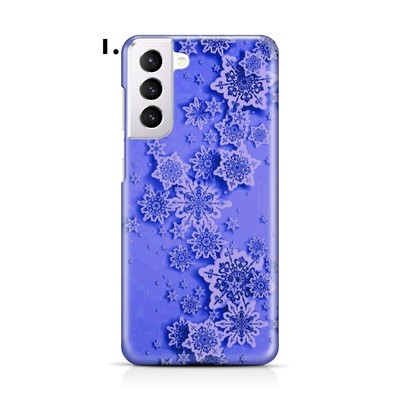 Samsung Galaxy case. Christmas. Snowflakes. Samsung Galaxy 32 models.